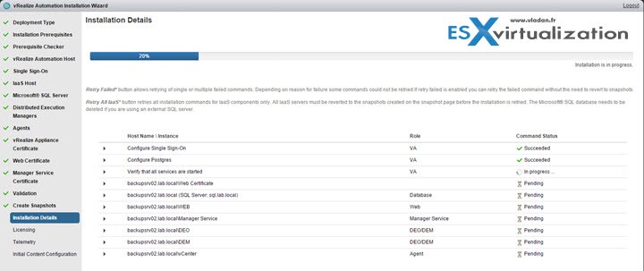 vRealize Automation 7 - Simple Install