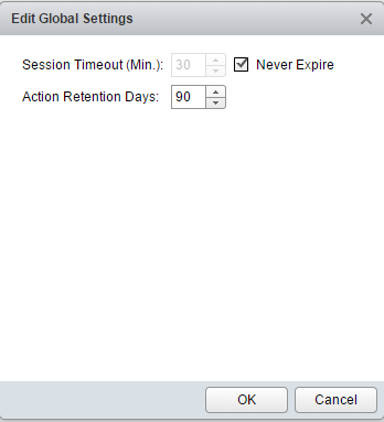 Set Session Timeout to Never Expire in vROPS 6.0