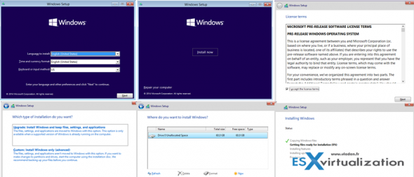 Windows 10 install in VMware Workstation
