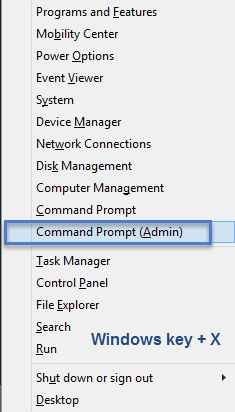How to open the command prompt as administrator
