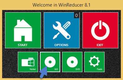 Winreducer - load the WIndows 8.1 iso