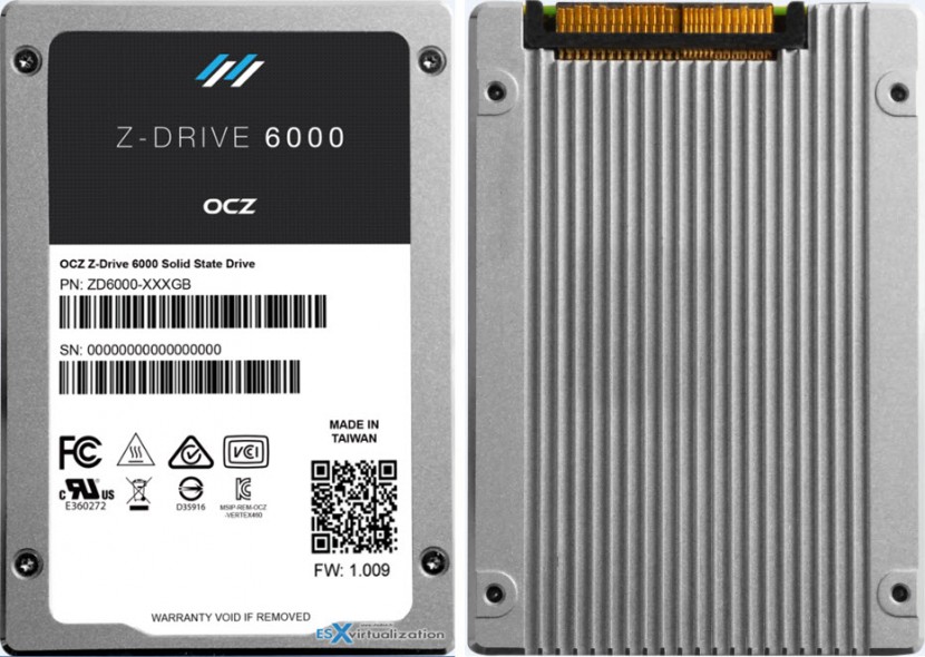 OCZ Z-Drive 6000 PCIe SSD Enterprise class NVMe based SSD