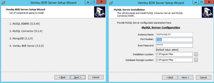 The Components of Vembu BDR