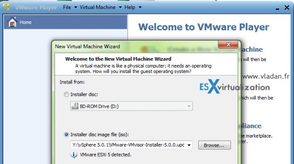 How-to create bootable ESXi 5 USB stick by using Vmware Player