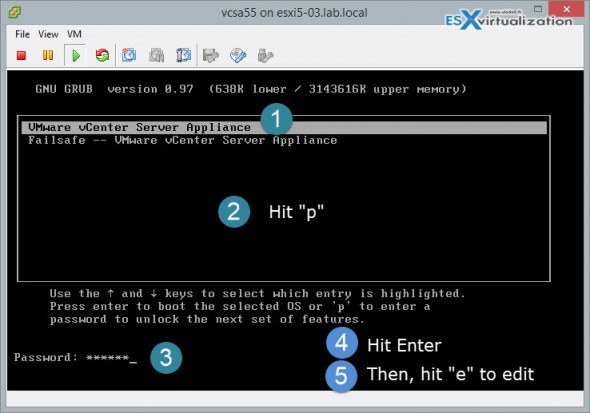 How-to reset VMware VCSA root password