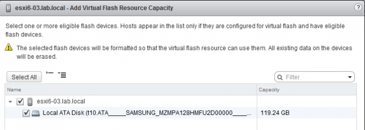 vFlash Read Cache