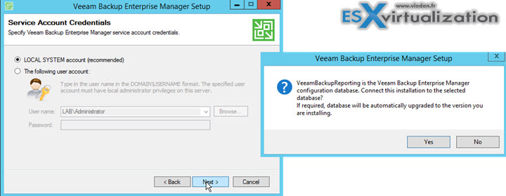 Veeam 9 upgrade steps