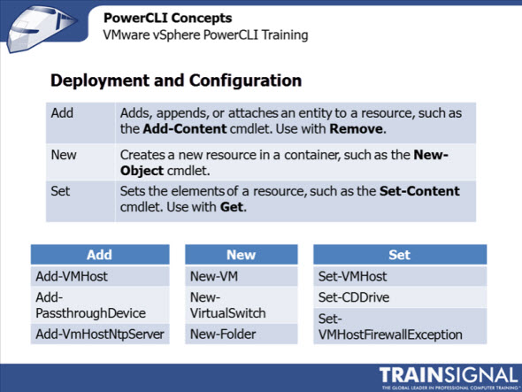 New VMware Training from TrainSignal - Managing vSphere PowerCLI