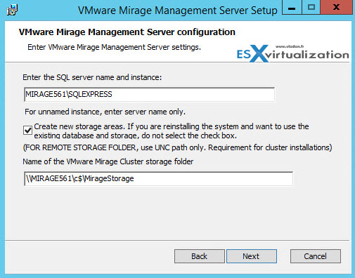 VMware Mirage install guide