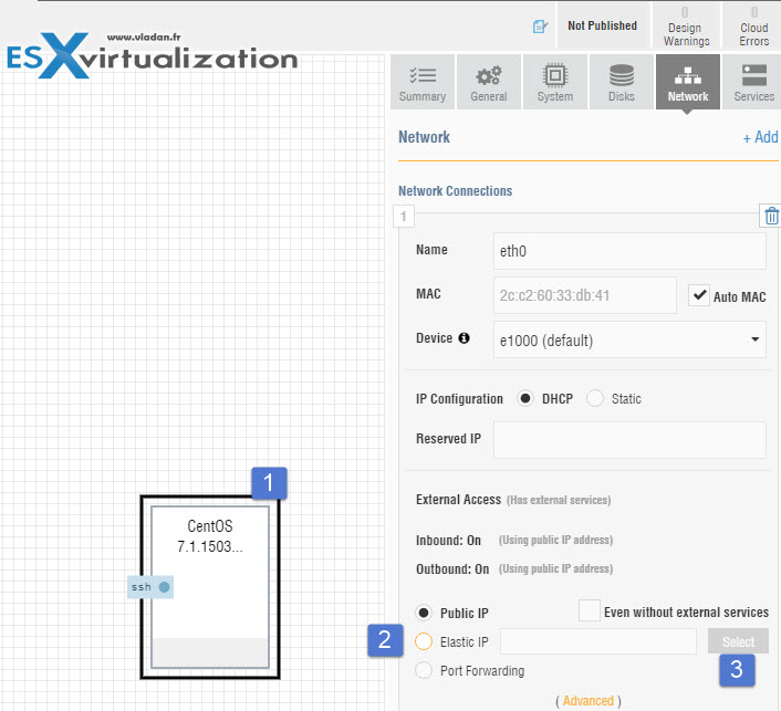 How-to Assign a Public IP Which Persistent Across Reboots for Ravello VMs