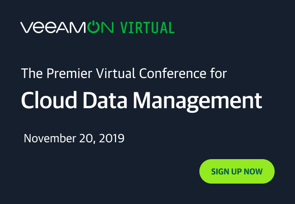 VeeamOn Virtual 2019 Register Here