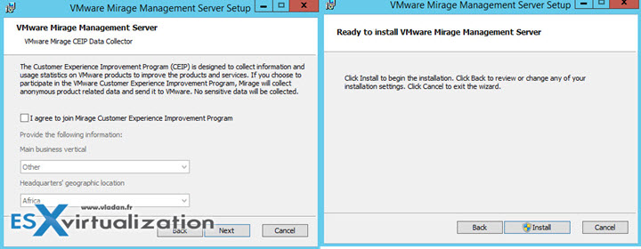 VMware Mirage Installation