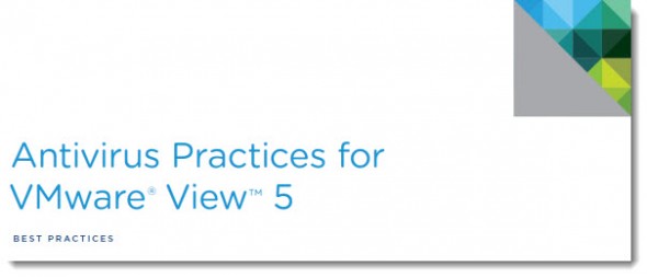 Antivirus practices VMware View 5