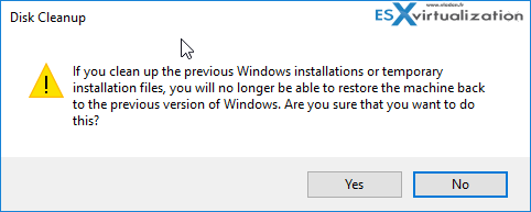 How to Clean Previous Windows Installation Files after latest Windows 10 Update 