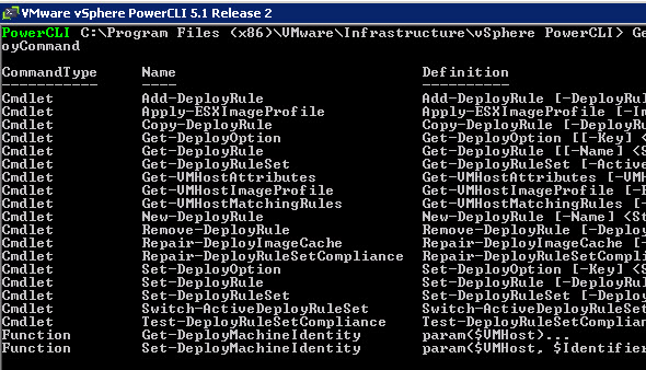 View Available AutoDeploy Commands