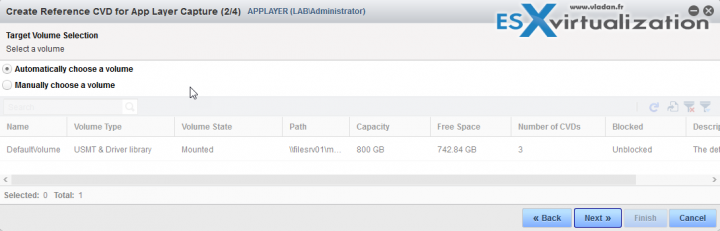 Capture VMware Mirage Application Layer