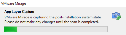 Capture VMware Mirage Application Layer