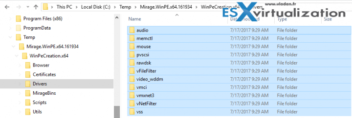 Create VMware Mirage Bootable USB Stick