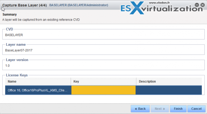 VMware Mirage Capture a Base Layer