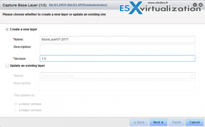 VMware Mirage Capture a Base Layer