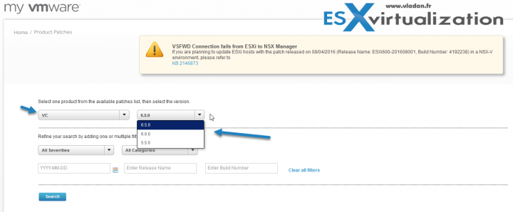 Download Latest VMware Patch for vCenter