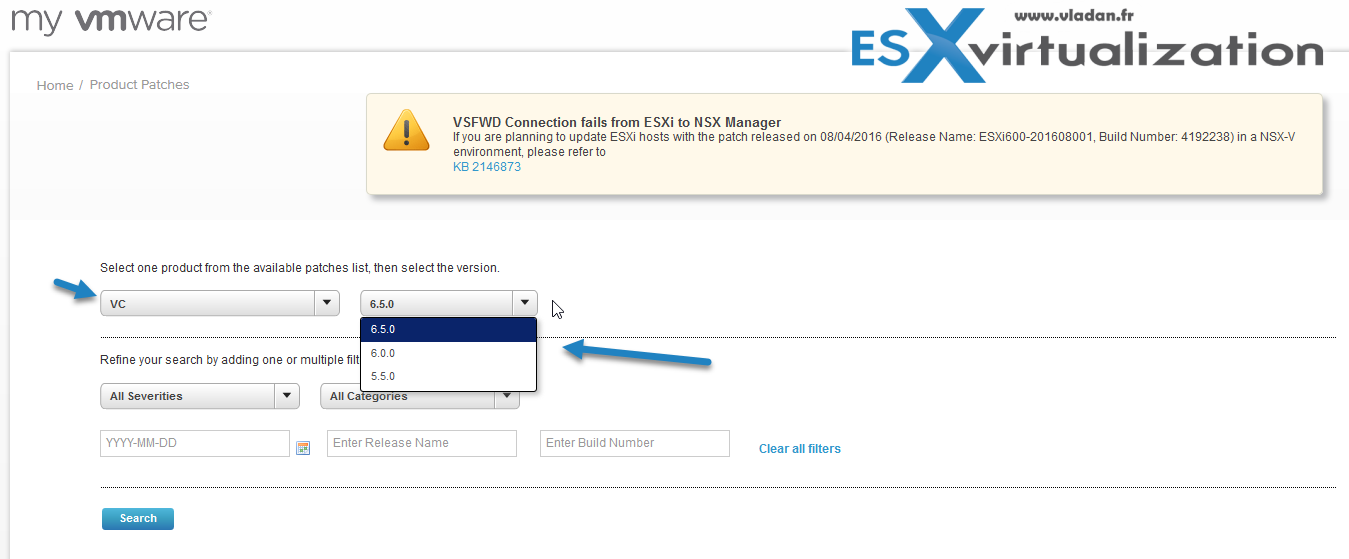 How to patch VMware VCSA 6.5 via ISO patch downloaded from VMware Patch