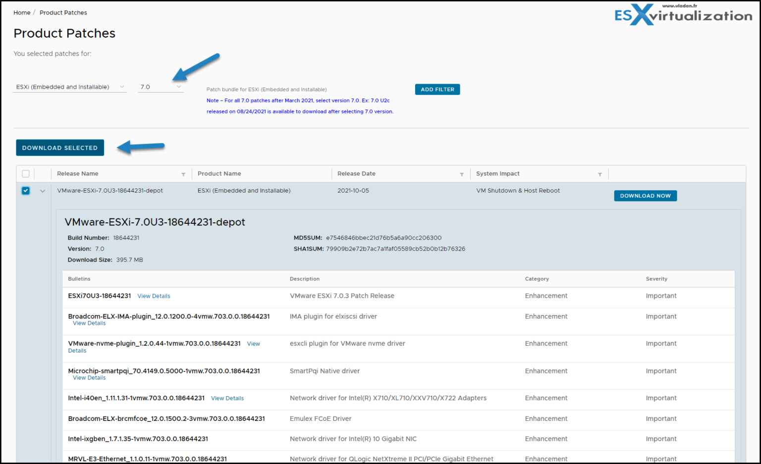 Upgrade VMware ESXi to 7.0 U3 via command line - ESX Virtualization