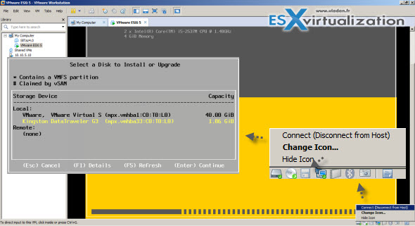 ESXi 5.5 Installation