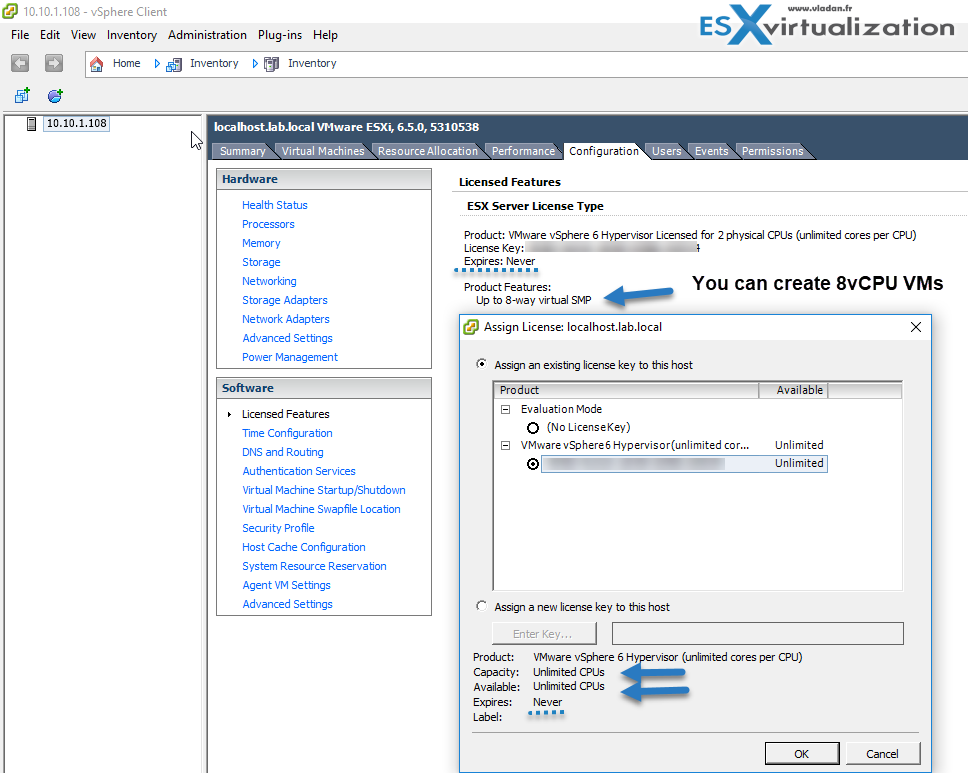 vmware esxi 6.7 license keygen