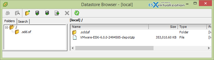 ESXi Offline Bundle VMware-ESXi-6.0.0-2494585-depot.zip