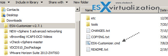 ESXi customizer