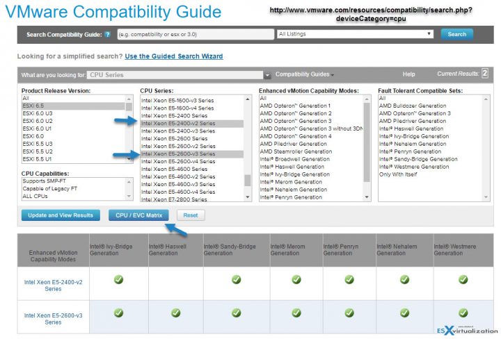 EVC tool usage