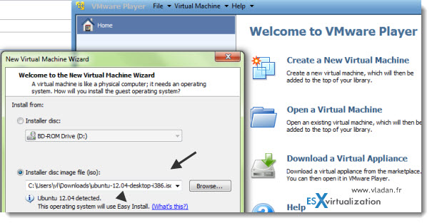 How to install latest Ubuntu desktop Linux in VMware Player