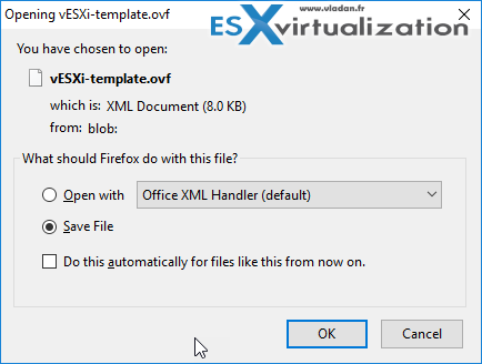 Export ESXi as OVF