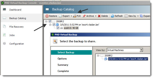 Review of PHD Virtual Backup 5.1 for VMware vSphere 4.1