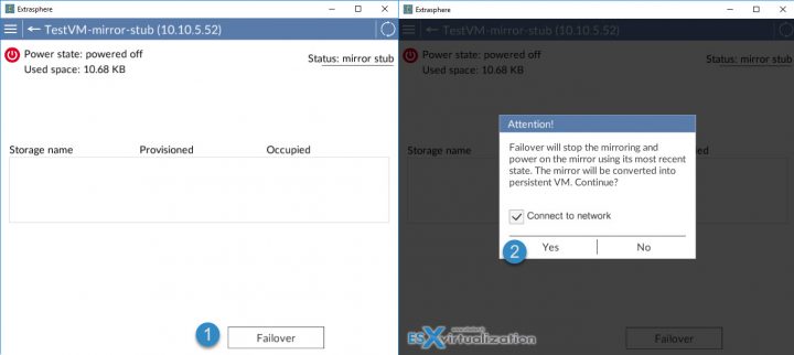 Extrasphere Failover Process