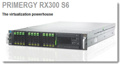 Fujitsu RX300S6 running vSphere 5 and 24 vCPU Virtual Machine