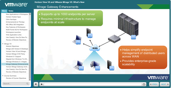 Horizon 6 Training - View, Workspace and Mirage 5