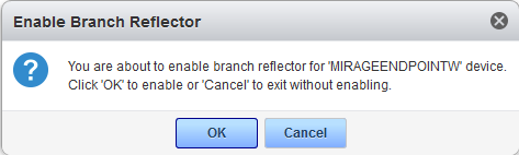 How Enable VMware Mirage Branch Reflector