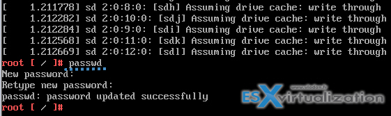 How To Reset root password in VCSA 6.5 - enter new password