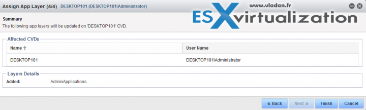 How to Apply a VMware Mirage App Layer