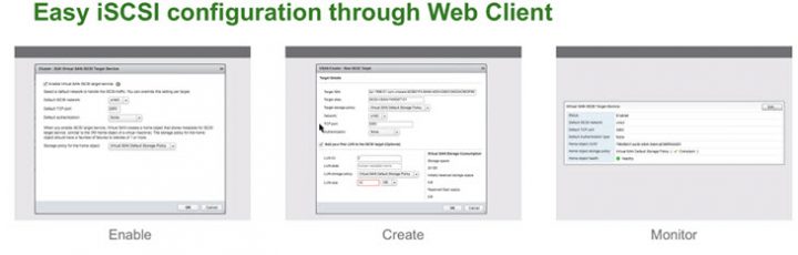 VMware VSAN 6.5 iSCSI configuration