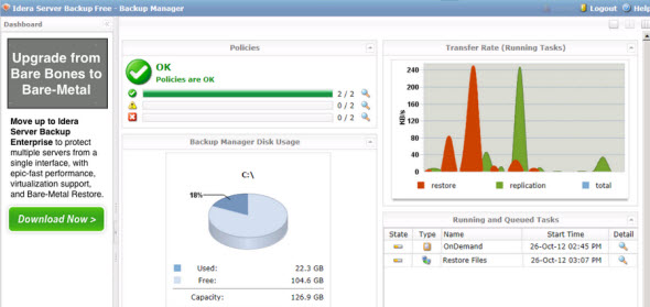 Idera Server Backup - Free version