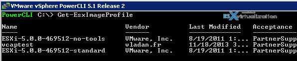 Get-ESXImageProfile