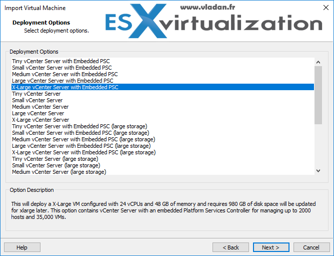Install VMware VCSA 6.5