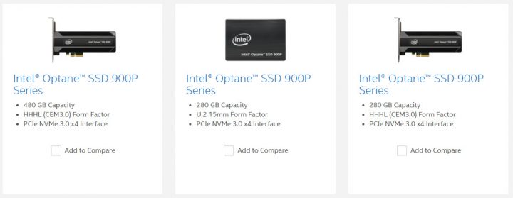 Intel Optane SSD 900P