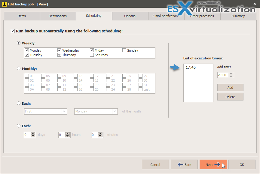 iperius backup vmware