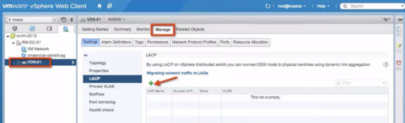vSphere 5.5 LACP