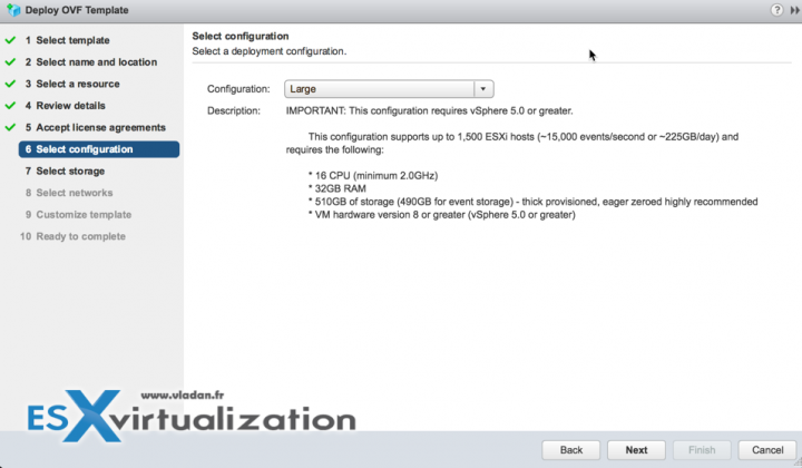 VMware Loginsight 4 sizing