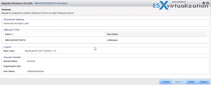 Migrate Windows 7 To Window 10 With VMware Mirage